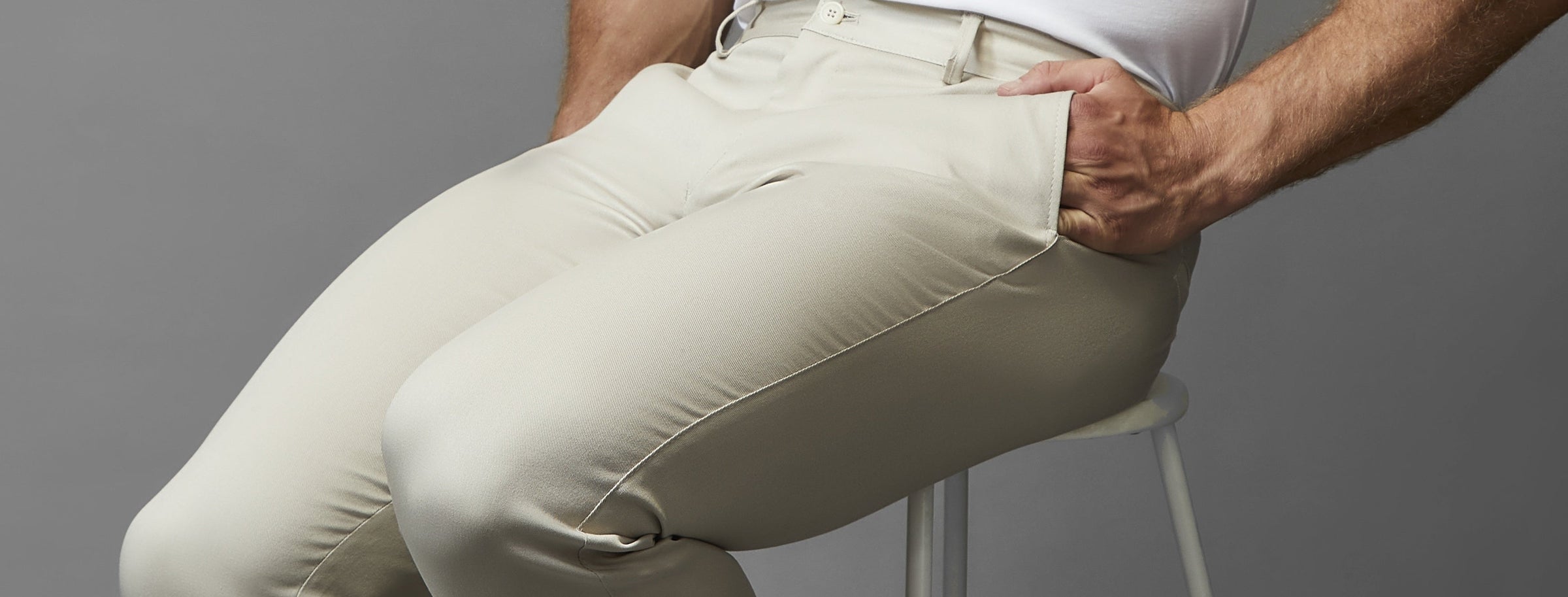 Athletic Fit Stretch Chinos by Tapered Menswear