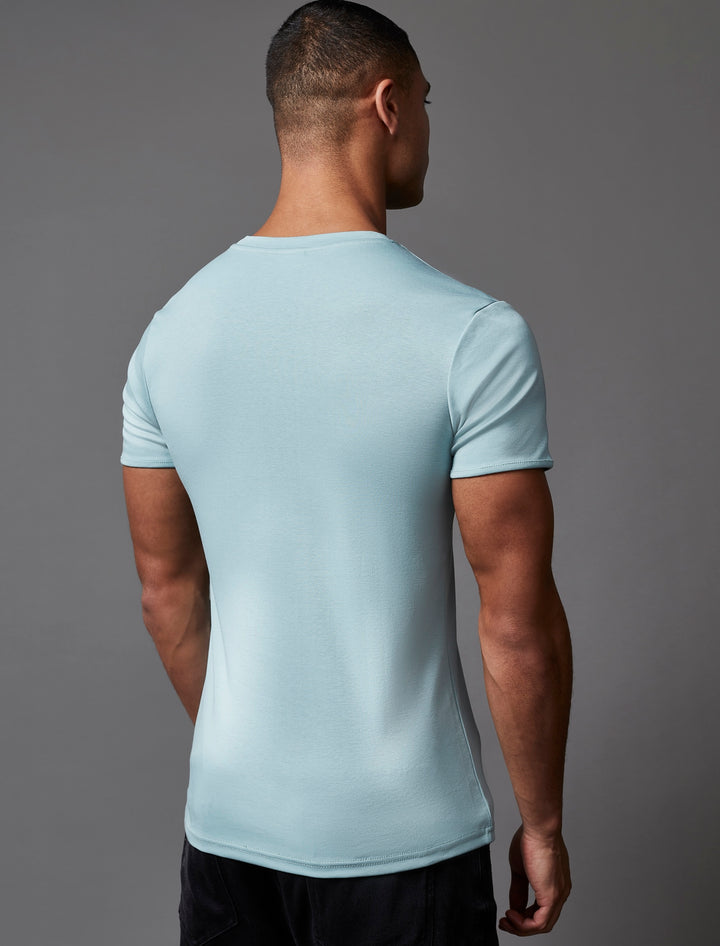 Mint Green Tapered Fit T-Shirt