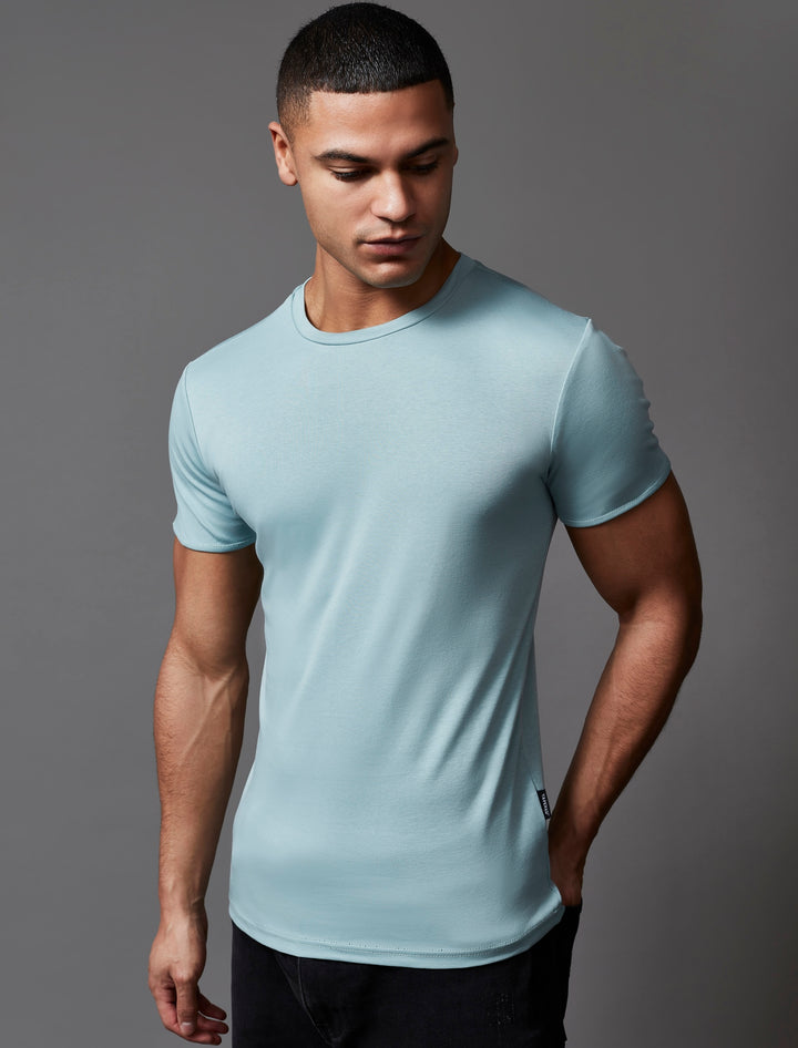 Mint Green Tapered Fit T-Shirt