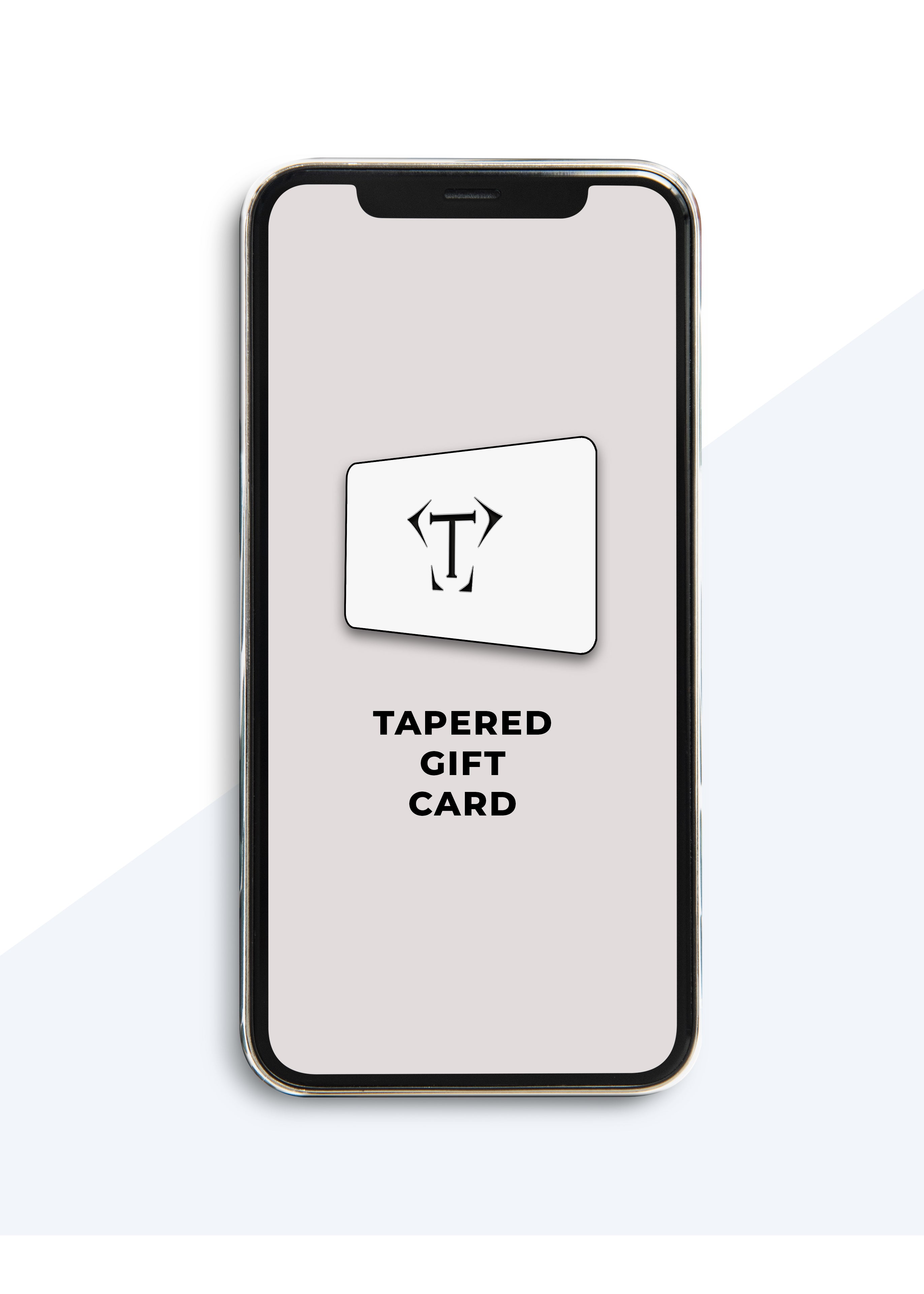 Tapered Menswear Gift Card